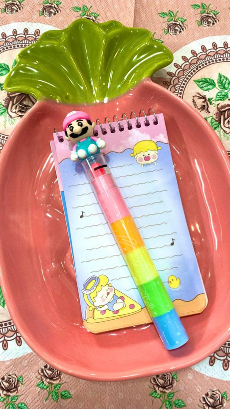 ماریو صورتی و آبی