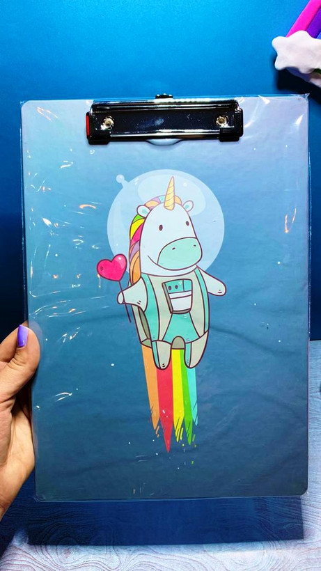 تخته شاسی A4 سویل فانتزی و کیوت طرح یک