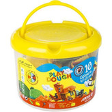 خمیر بازی سطلی 10 رنگ آریا