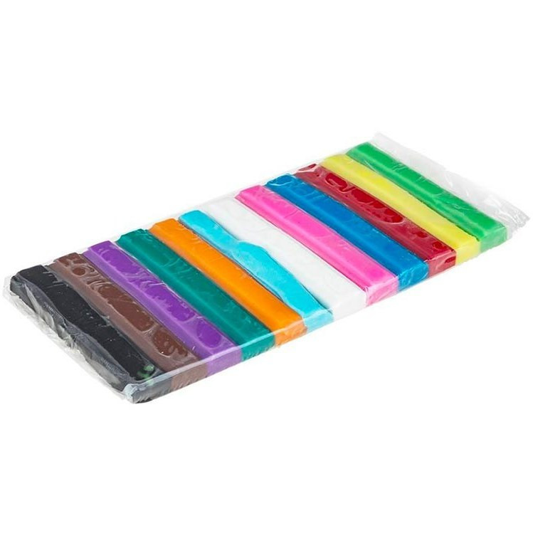 خمیر بازی مقوایی 12 رنگ آریا