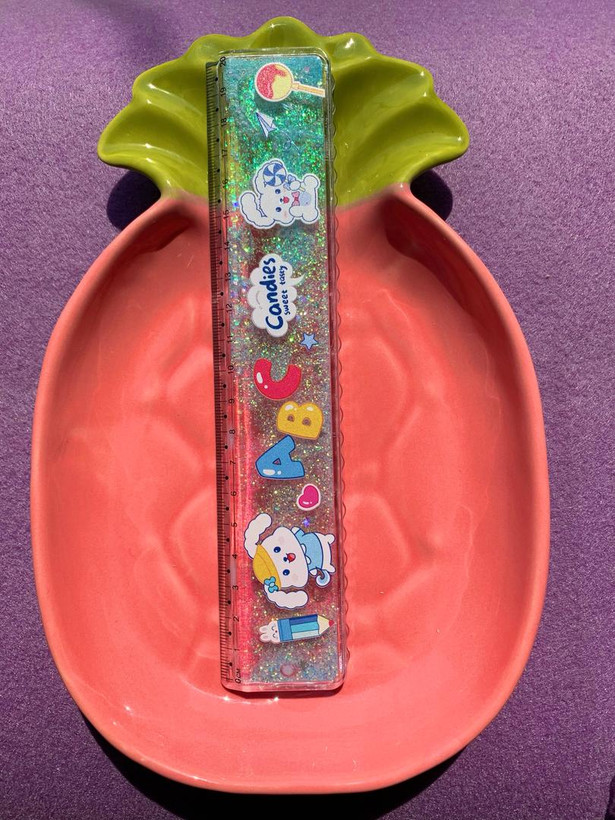 خط کش آکواریومی ۲۰ سانتی خرگوش سفید