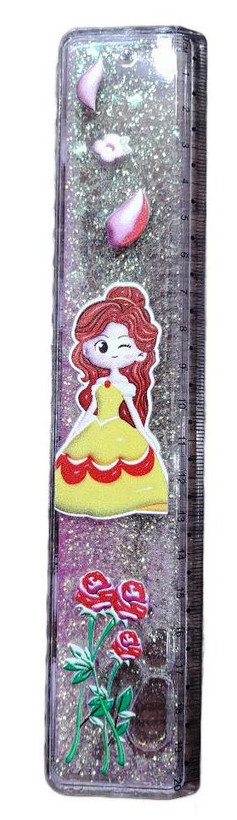 خط کش آکواریومی ۲۰ سانتی پرنسس لباس زرد