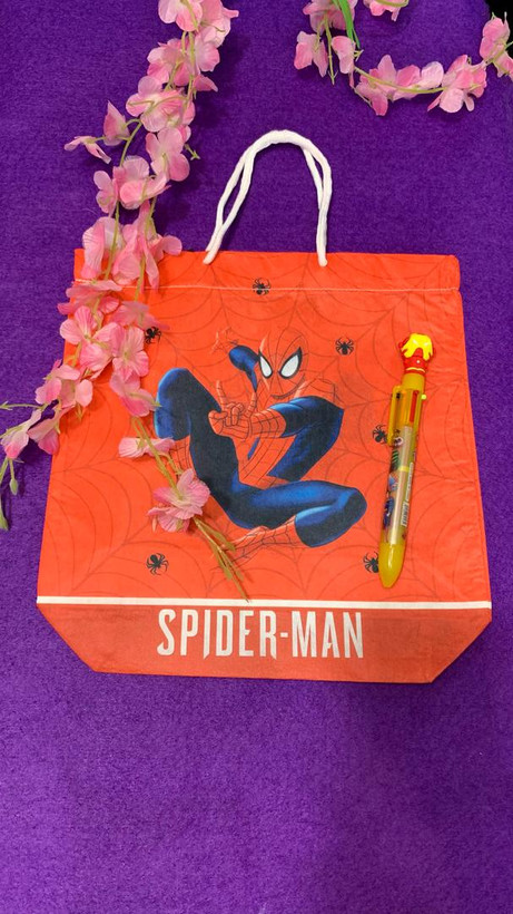 بگ کادویی پارچه ای مرد عنکبوتی