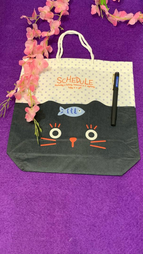 بگ کادویی پارچه ای طرح دو