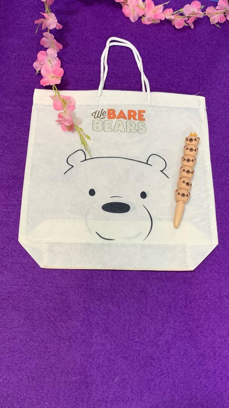 بگ کادویی پارچه ای طرح شش