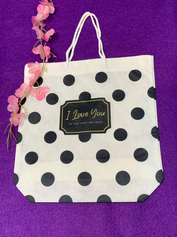 بگ کادویی پارچه ای طرح پانزده