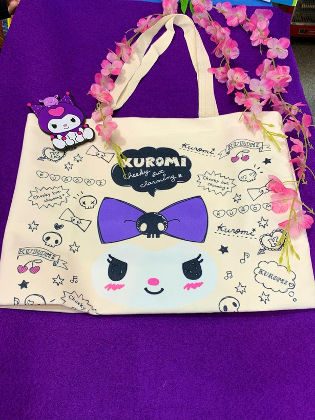 توت بگ پارچه ای مخملی کرومی