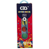 آبرنگ 6 رنگ سی بی اس