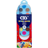 آبرنگ 12 رنگ سی بی اس