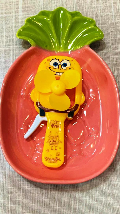 پنکه دستی فانتزی باب اسفنجی