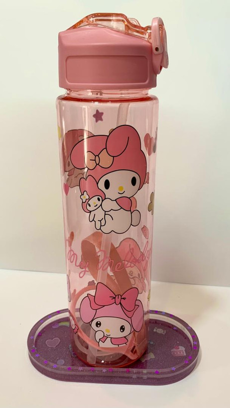 قمقمه استوانه ای بلند نی دار سانریو مای ملودی