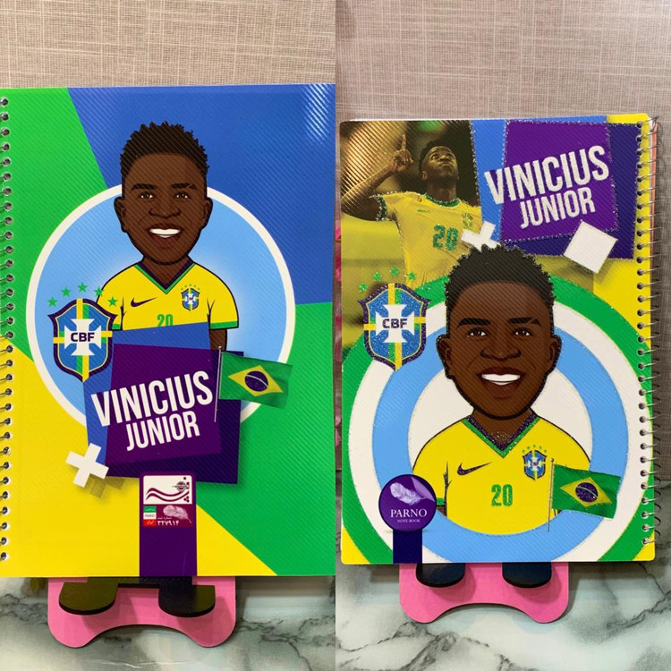 دفتر 50 برگ نقاشی کیمدی VINICIUS JUNIOR