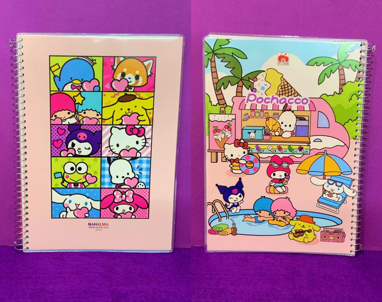 دفتر40 برگ مجلد کرومی (سانریو) نهال آلما