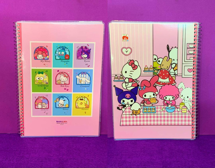 دفتر40 برگ مجلد کرومی (سانریو) نهال آلما