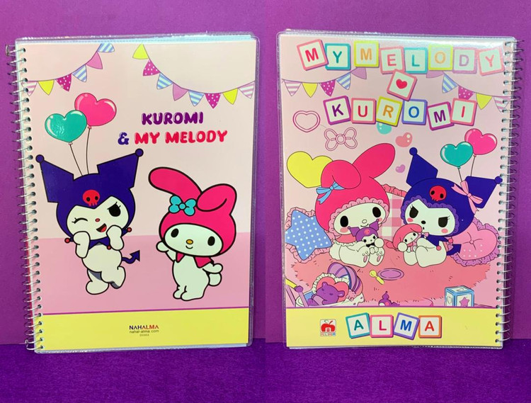 دفتر40 برگ مجلد کرومی (سانریو) نهال آلما